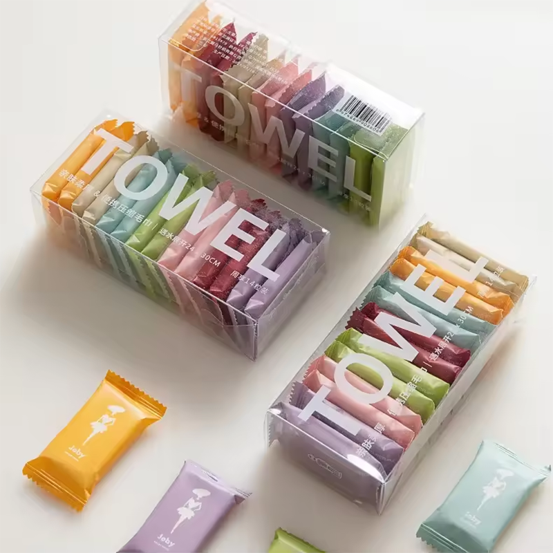 14pcs Compressed Travel Disposable Face Towel