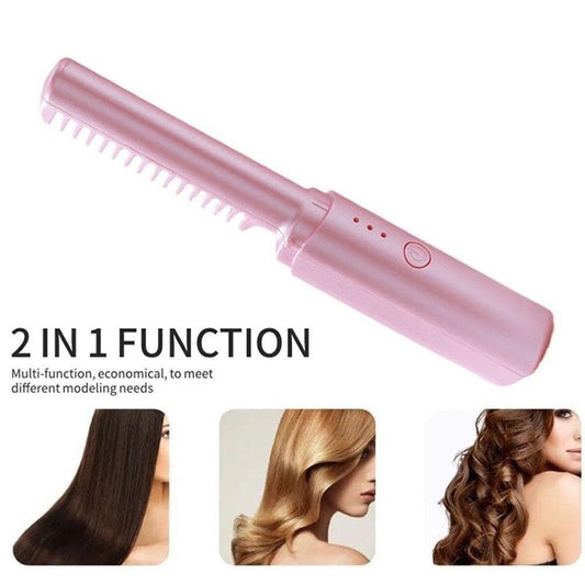2-in-1 Wireless Hair Hot Comb