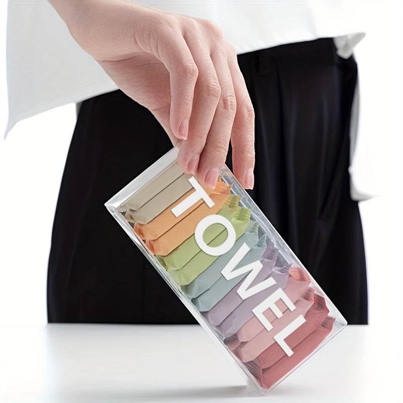 14pcs Compressed Travel Disposable Face Towel