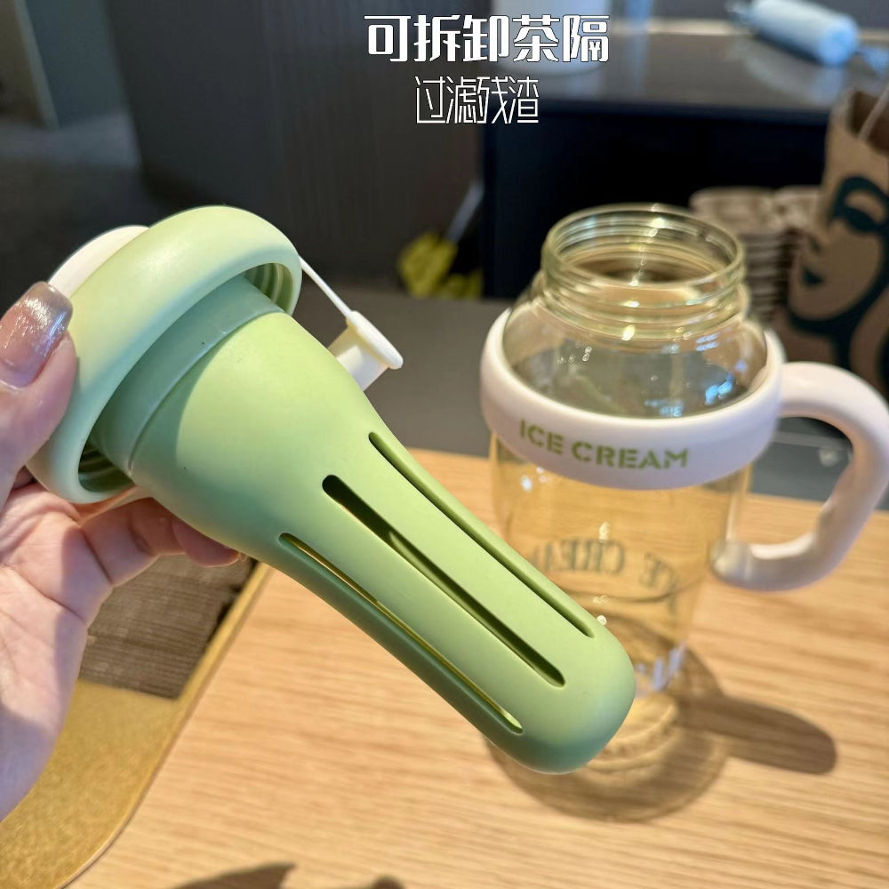 1300ml large capacity plastic water bottle 