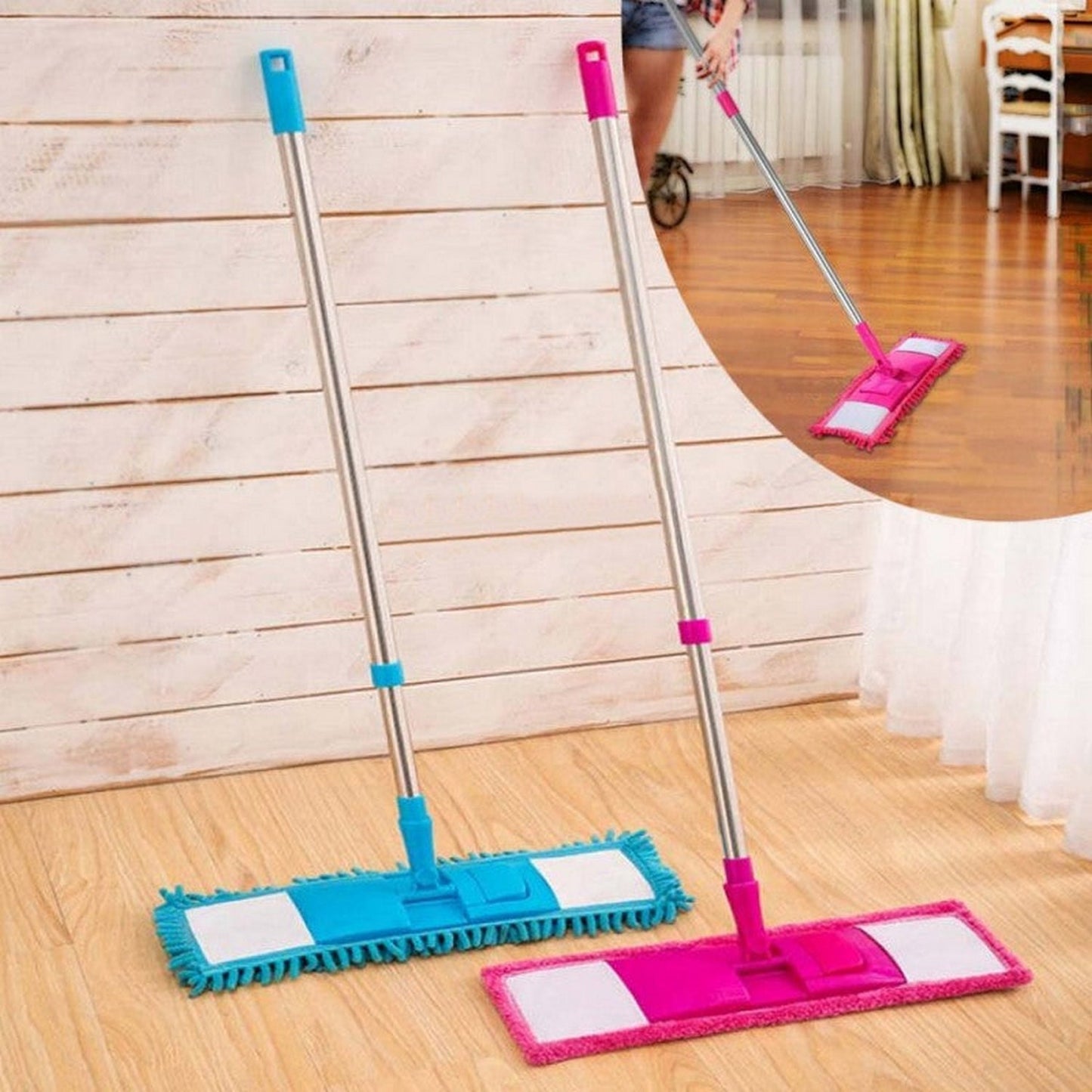 Rotating Flat Mop for Floor Cleaning