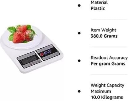 Digital Kitchen Weighing Scale for - 10kg