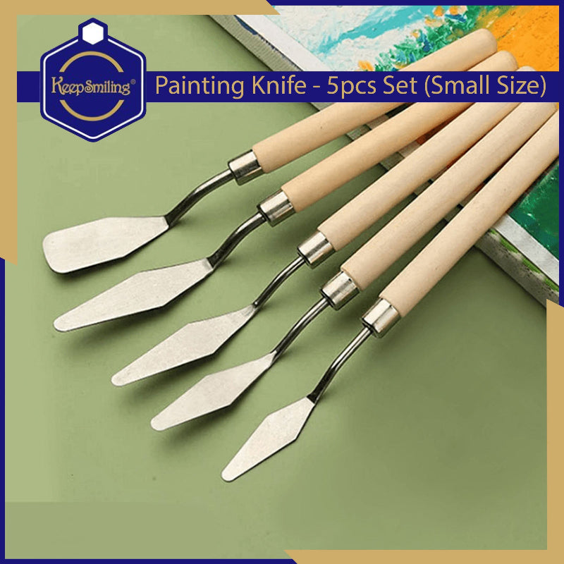 Small Sizes 5Pcs Stainless Steel Palette Knives